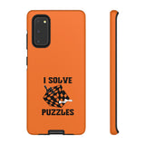 I solve puzzles -  Premium Tough phone Case