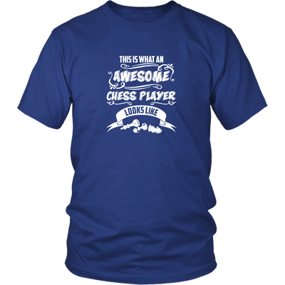 This is what an awesome chess player looks like - Adult Unisex T-Shirt