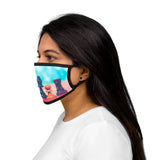 Colorful Chess pieces Mixed-Fabric Face Mask