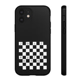 Just Breathe - Chess board pattern - Premium Tough Phone Case