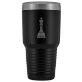 Laser etched King 30 Ounce stainless steel Vacuum insulated hot and cold beverage Tumbler