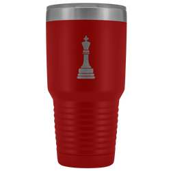 Laser etched King 30 Ounce stainless steel Vacuum insulated hot and cold beverage Tumbler