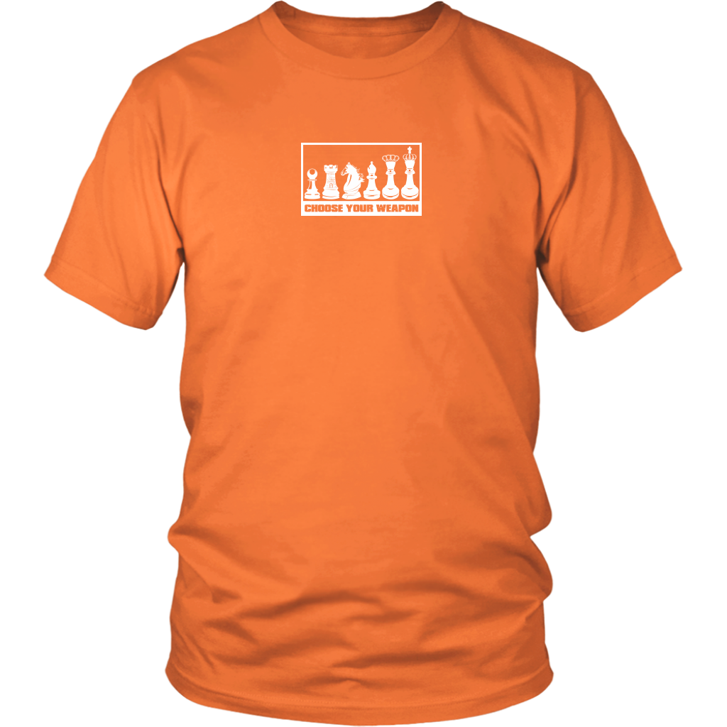 Choose your weapon - Adult Unisex T-Shirt