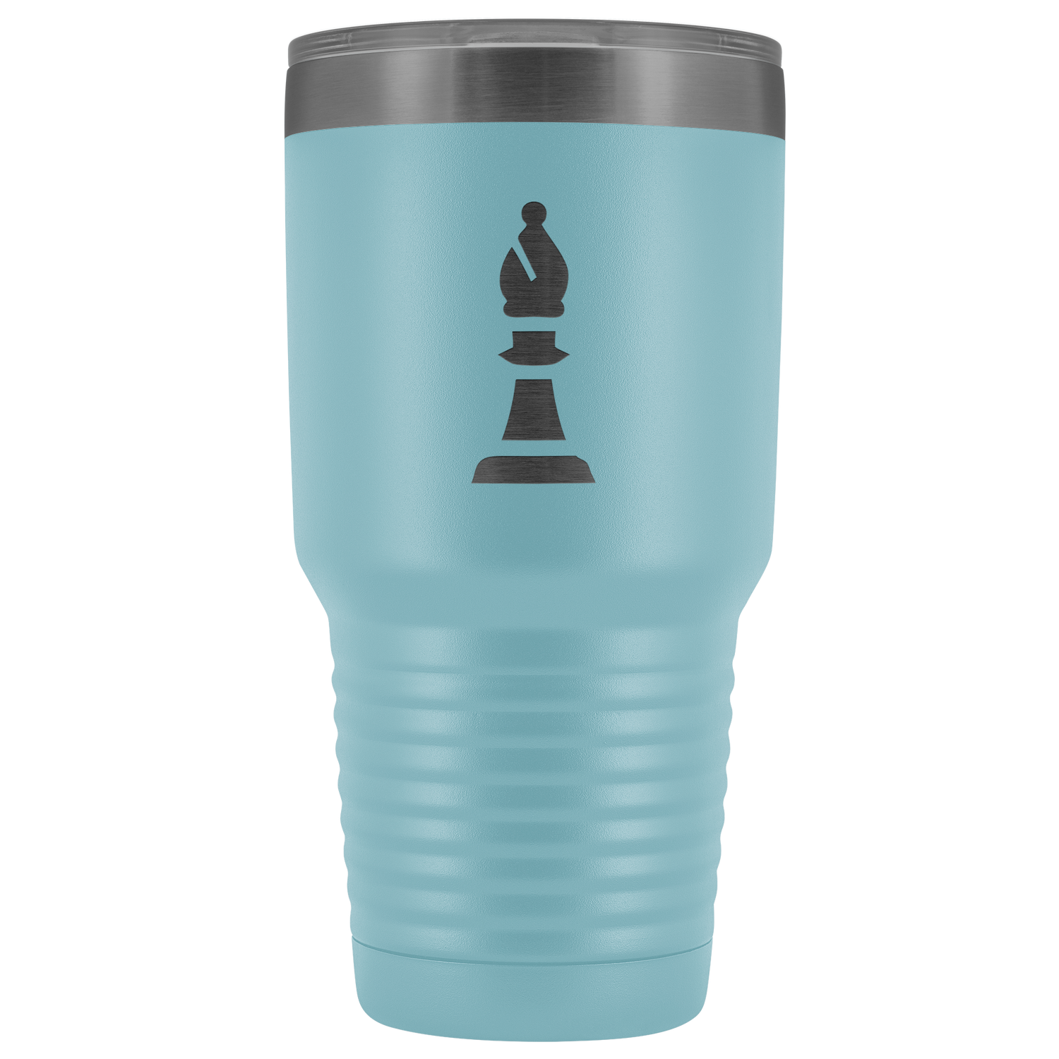 Laser etched bishop 30 Ounce stainless steel Vacuum insulated hot and cold beverage Tumbler