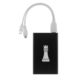 Chess Rook laser etched Lithium-Ion power bank