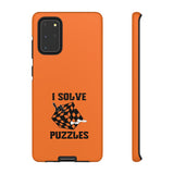 I solve puzzles -  Premium Tough phone Case