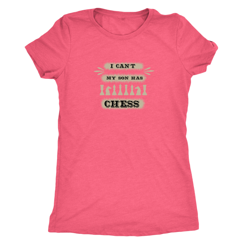 I can't, my son has chess - Triblend T-Shirt
