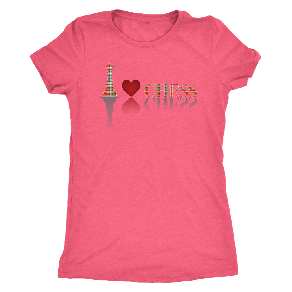 I heart chess - Triblend T-Shirt