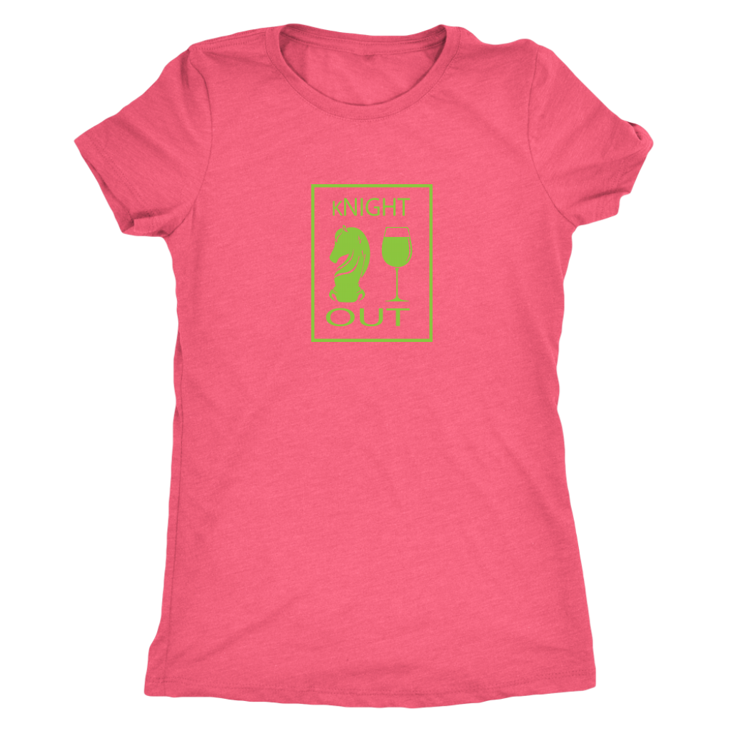 kNIGHT OUT - Triblend Chess T-Shirt