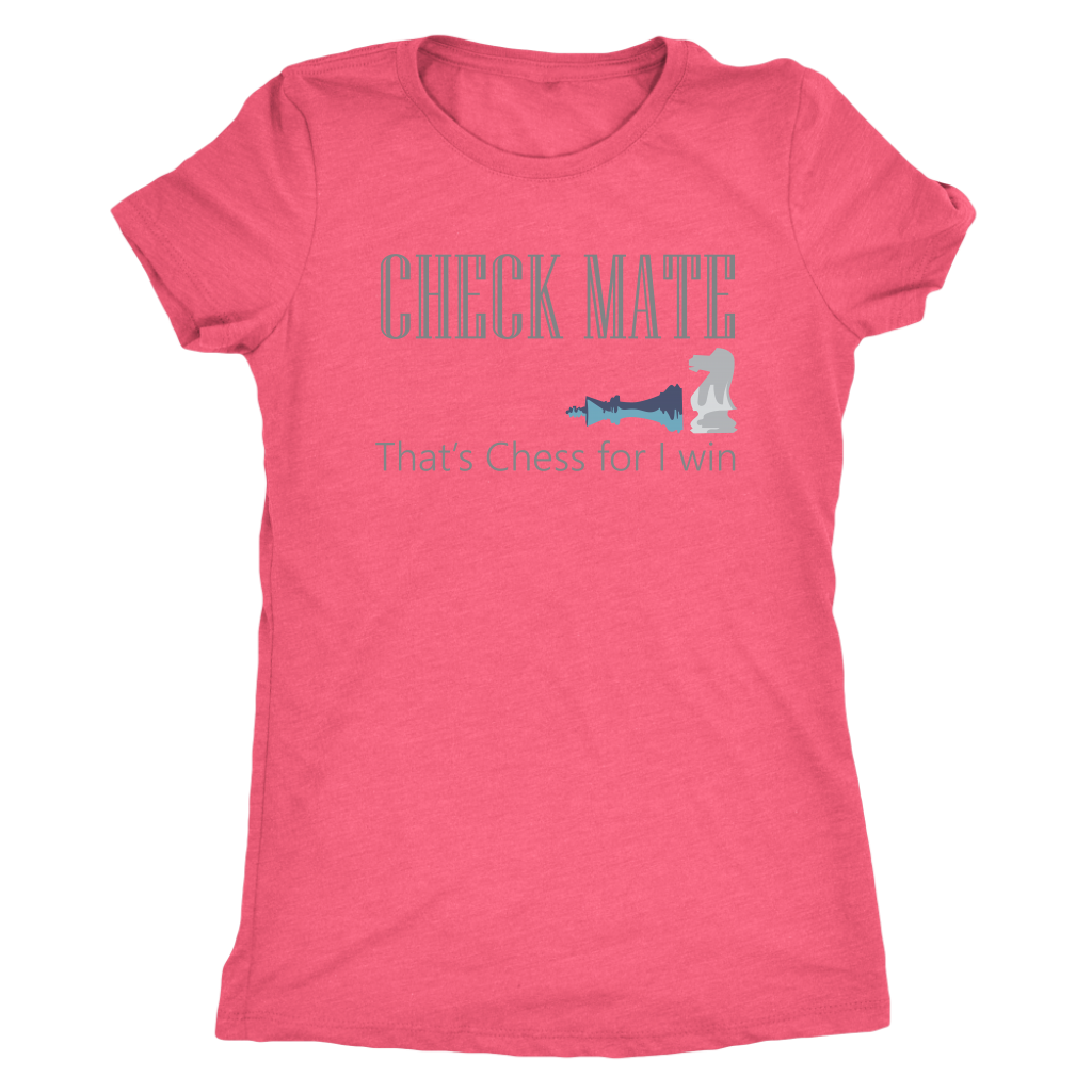 Chess Mate That is Chess for I win - Triblend T-Shirt
