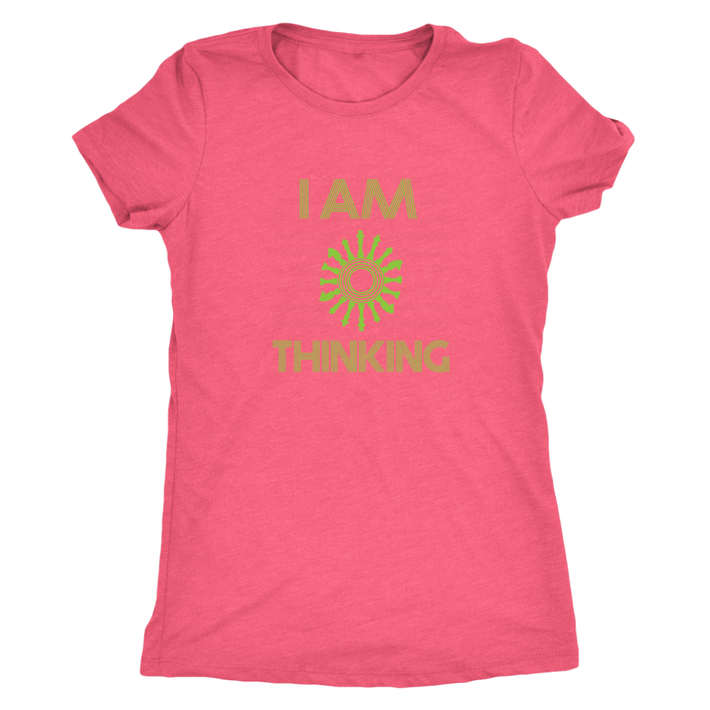 I am thinking - chess wait slow loading clock - Triblend T-Shirt