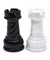 Rook Salt and Pepper Set - Black and White