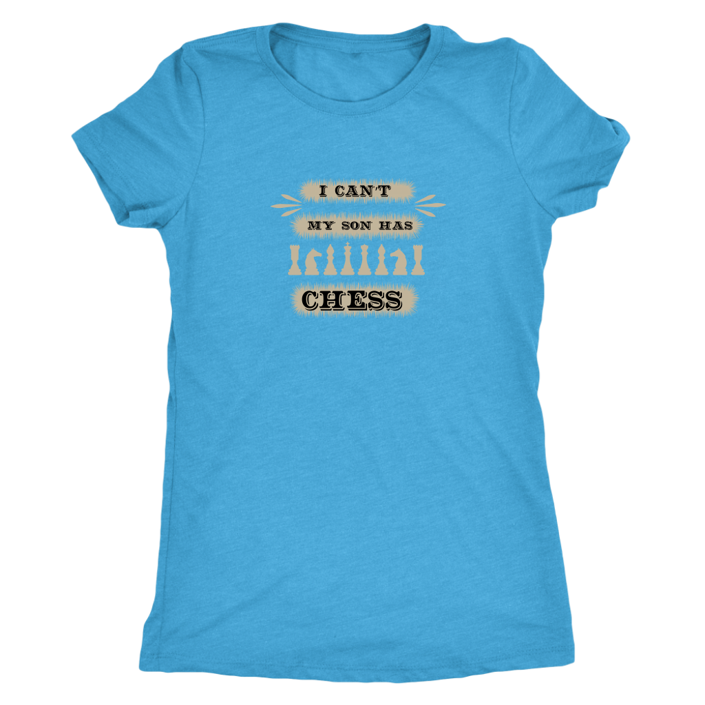 I can't, my son has chess - Triblend T-Shirt