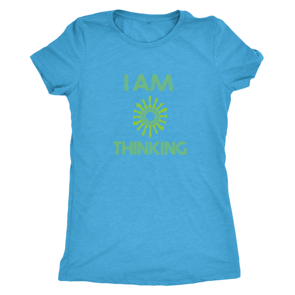 I am thinking - chess wait slow loading clock - Triblend T-Shirt