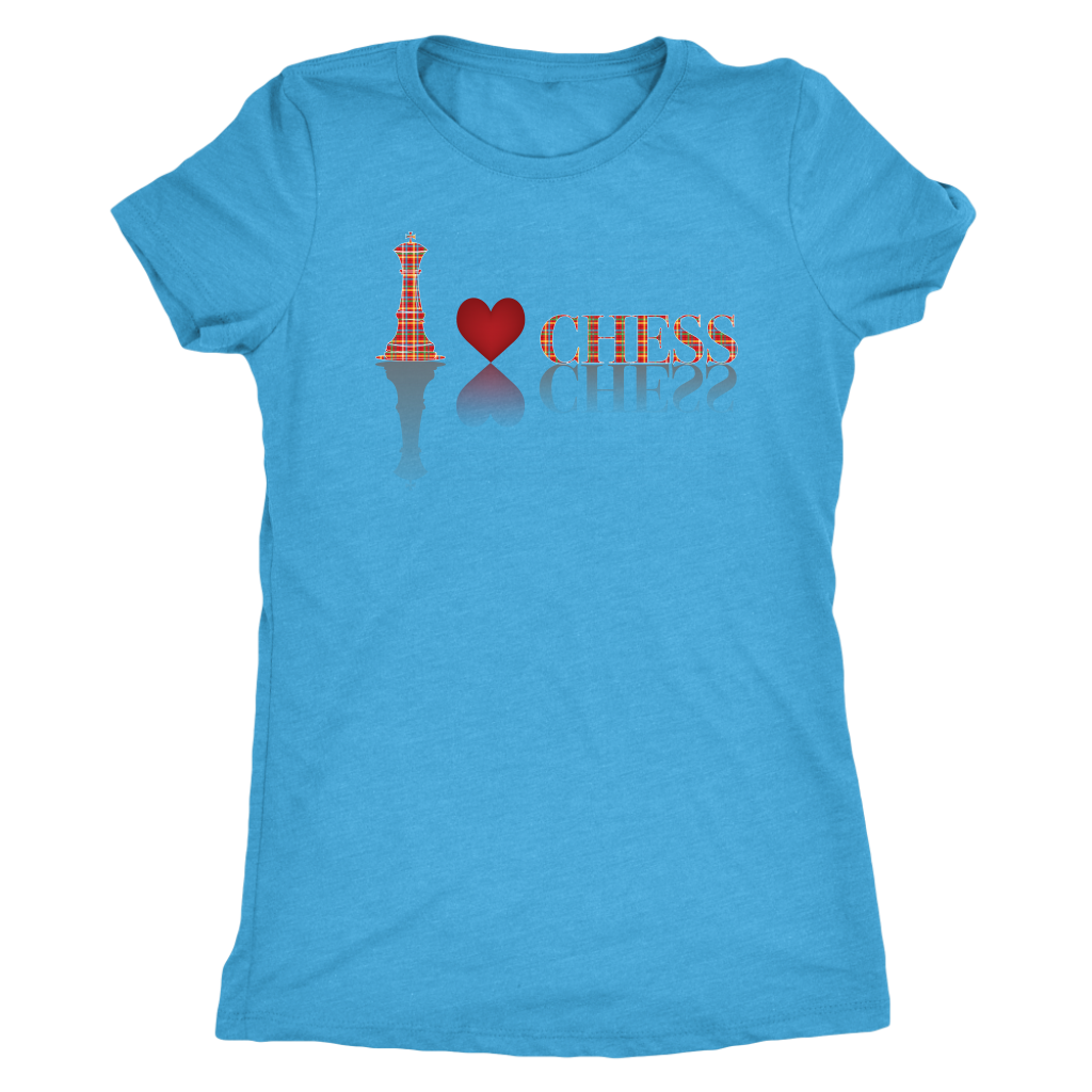 I heart chess - Triblend T-Shirt