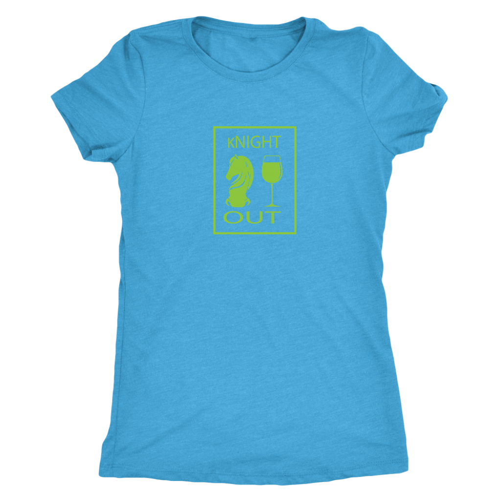 kNIGHT OUT - Triblend Chess T-Shirt