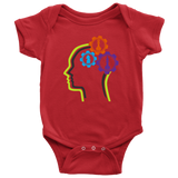 Chess in the mind - Chess Gears - Baby Onesie