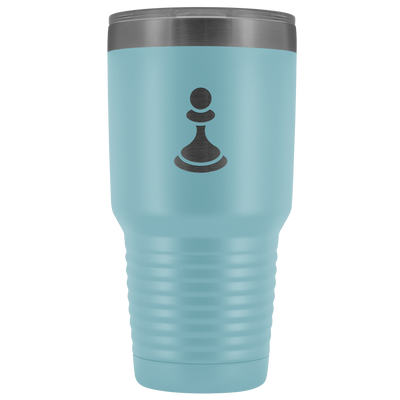 Laser etched Pawn 30 Ounce stainless steel Vacuum insulated hot and cold beverage Tumbler