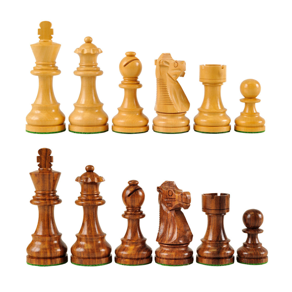 French Wood Chess Pieces