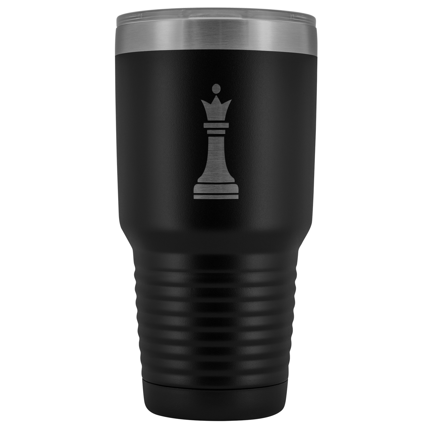 Laser etched Queen 30 Ounce stainless steel Vacuum insulated hot and cold beverage Tumbler