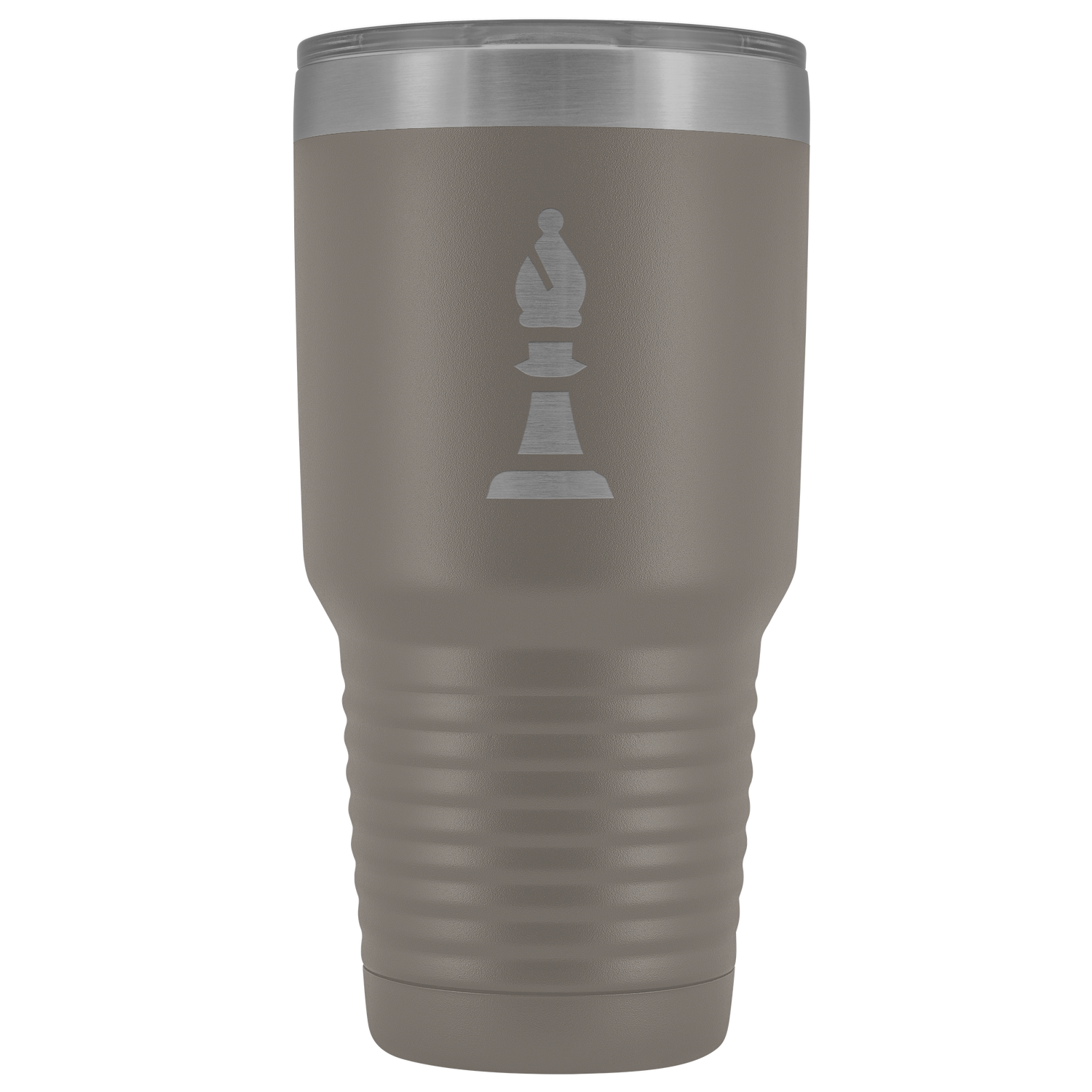 Laser etched bishop 30 Ounce stainless steel Vacuum insulated hot and cold beverage Tumbler