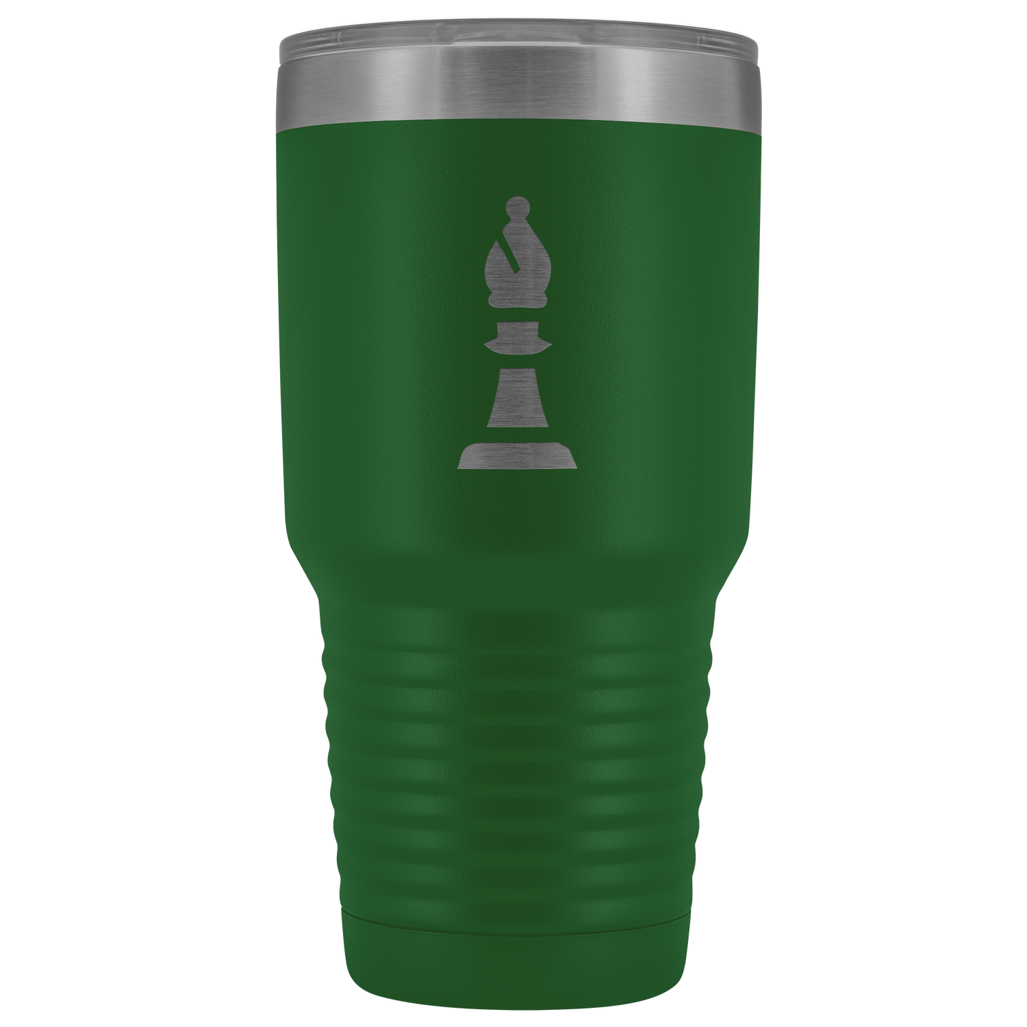 Laser etched bishop 30 Ounce stainless steel Vacuum insulated hot and cold beverage Tumbler
