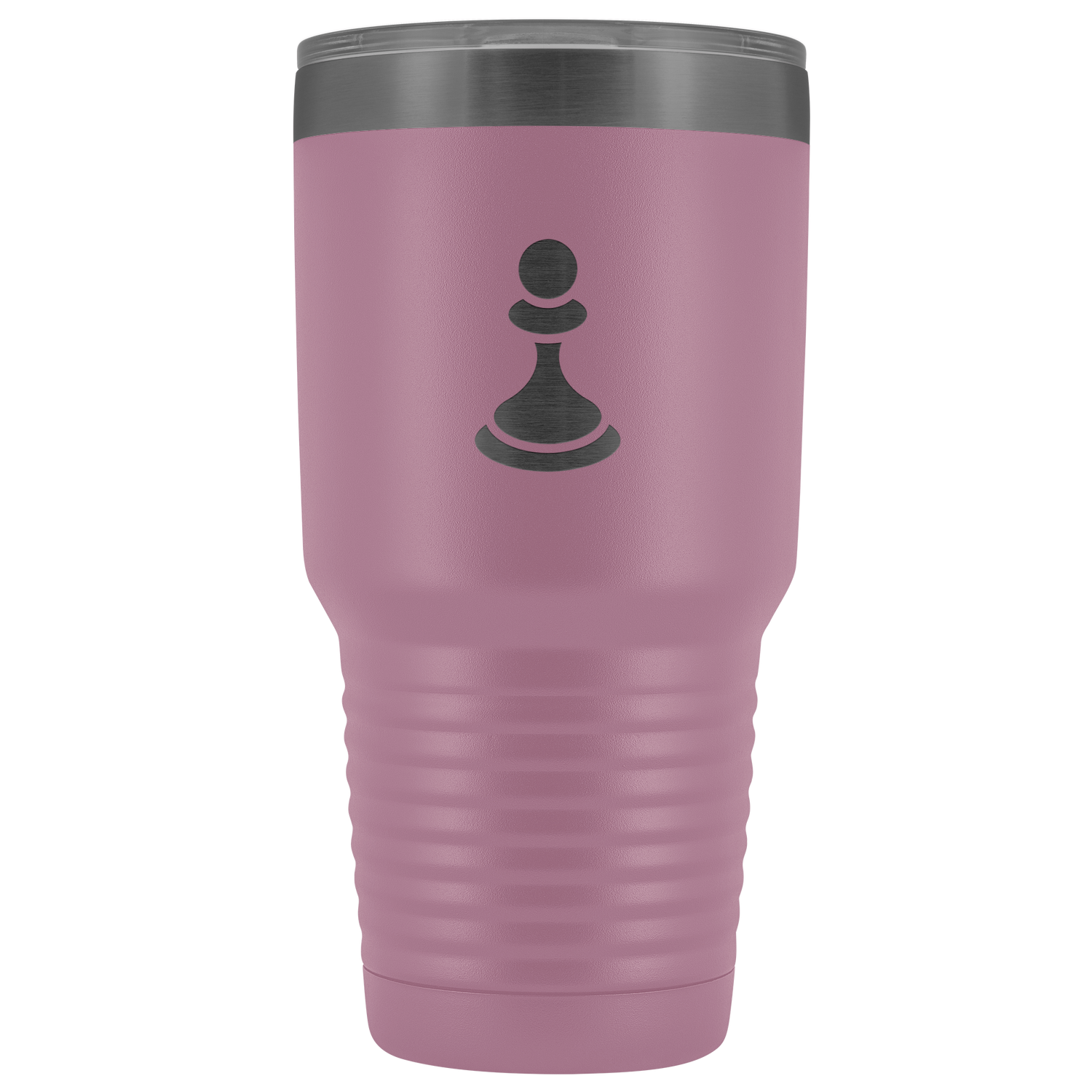 Laser etched Pawn 30 Ounce stainless steel Vacuum insulated hot and cold beverage Tumbler