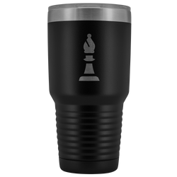 Laser etched bishop 30 Ounce stainless steel Vacuum insulated hot and cold beverage Tumbler