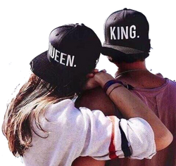 KING and QUEEN Embroidery Snapback Hat Acrylic Baseball Sports Cap