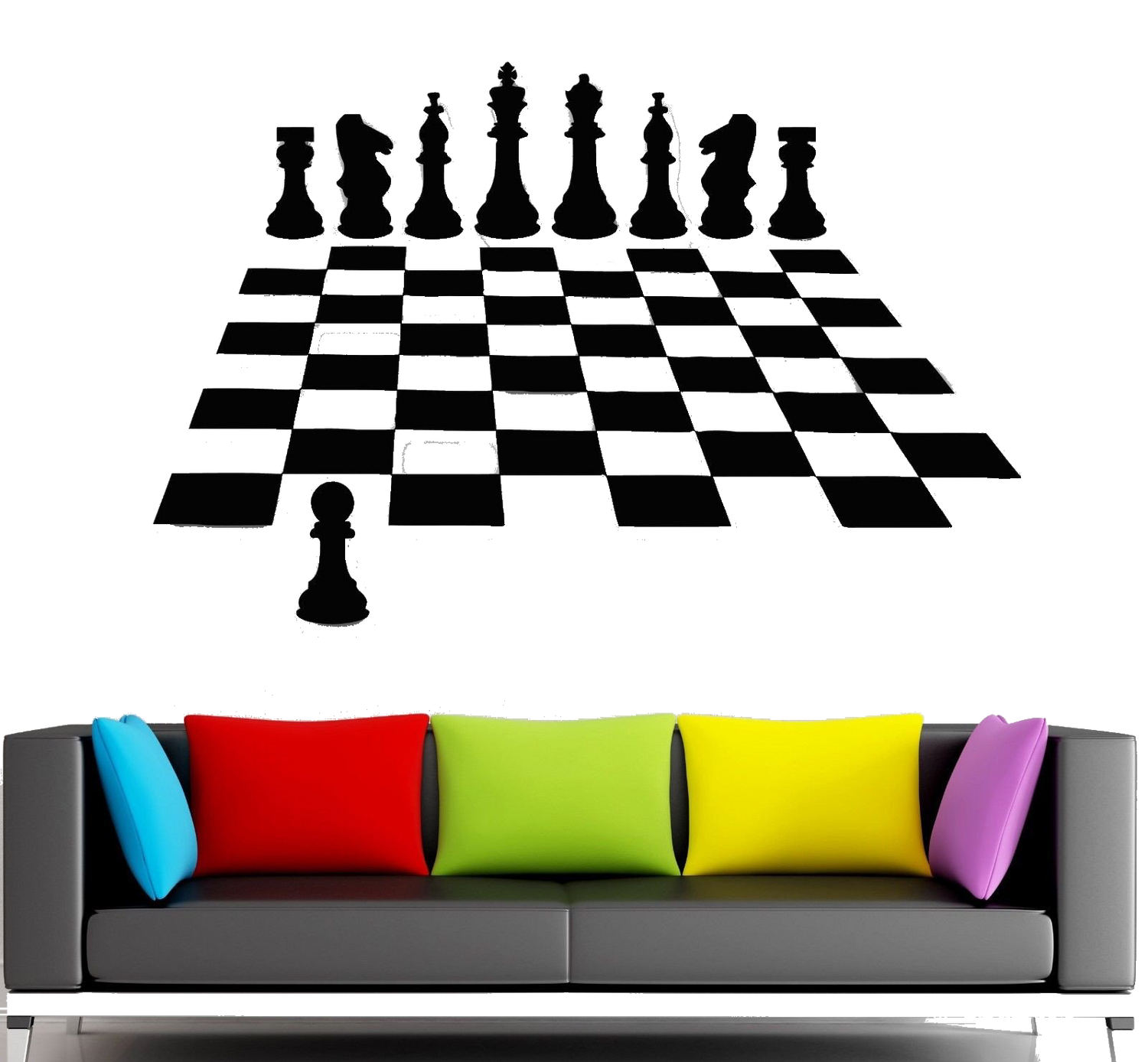 2016 new Wall Stickers Vinyl Decal Chess Intelligent Game Great Home Decor