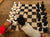 Indoor / Outdoor Garden Chess Set with Plastic Chess Mat