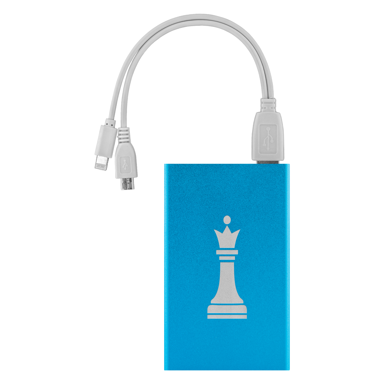 Chess Queen laser etched Lithium-Ion power bank