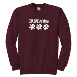 The ABC's of Chess - Always Be Checking - Youth Unisex Sweatshirt