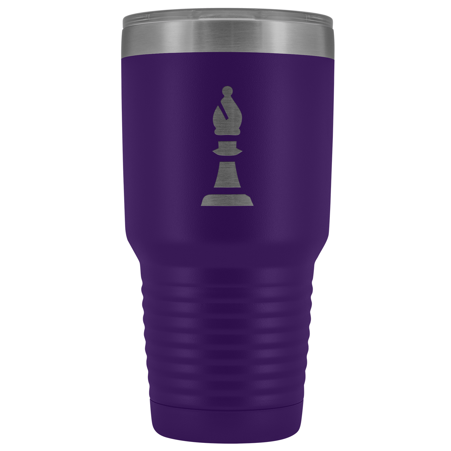 Laser etched bishop 30 Ounce stainless steel Vacuum insulated hot and cold beverage Tumbler
