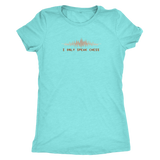 I only speak chess - Triblend T-Shirt
