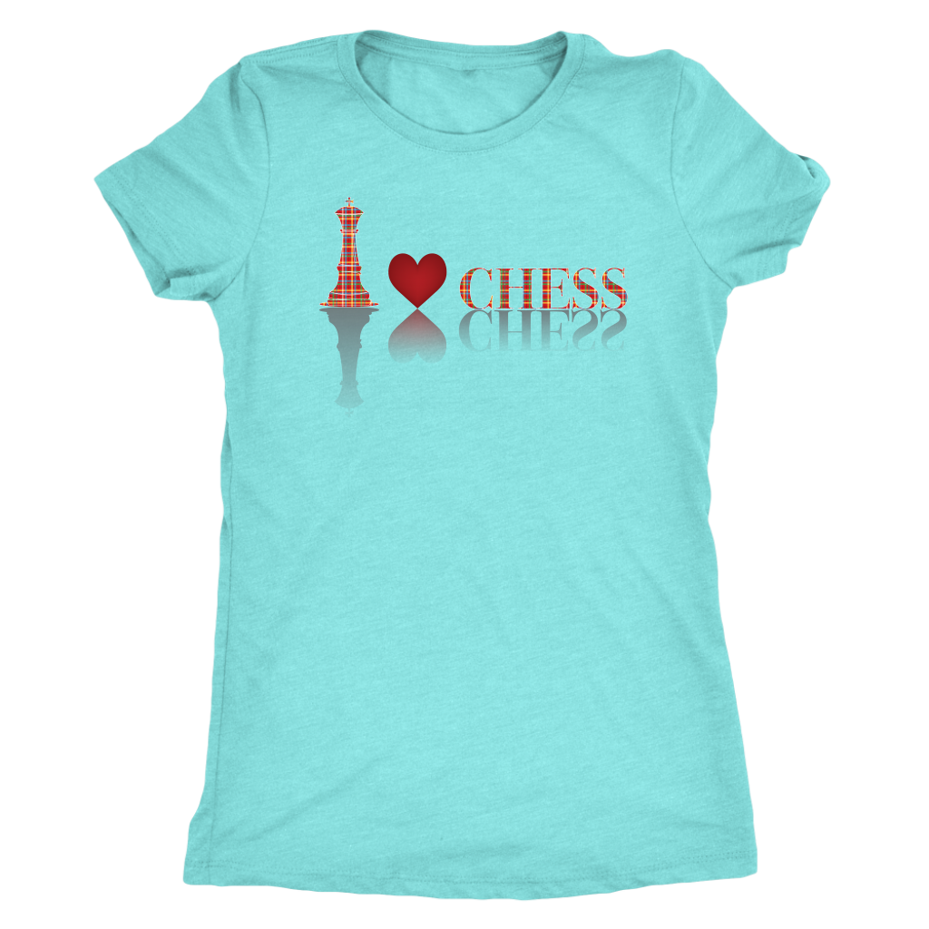 I heart chess - Triblend T-Shirt