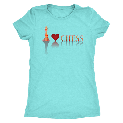 I heart chess - Triblend T-Shirt