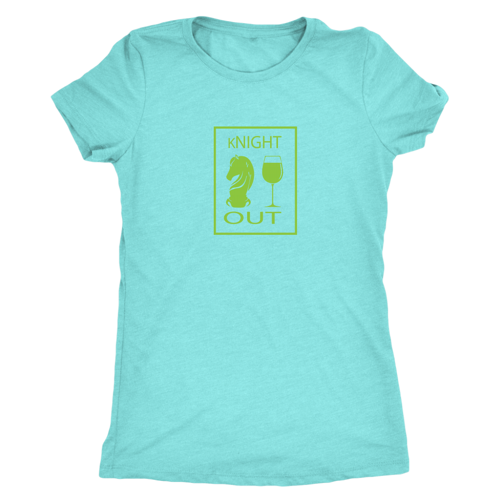 kNIGHT OUT - Triblend Chess T-Shirt