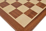 Mahogany Wood Chess Board with 2.125" Squares