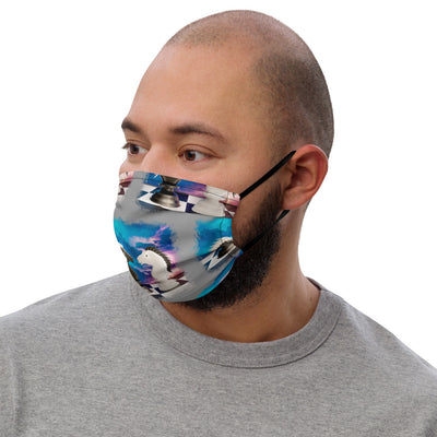 Chess Knights Face mask