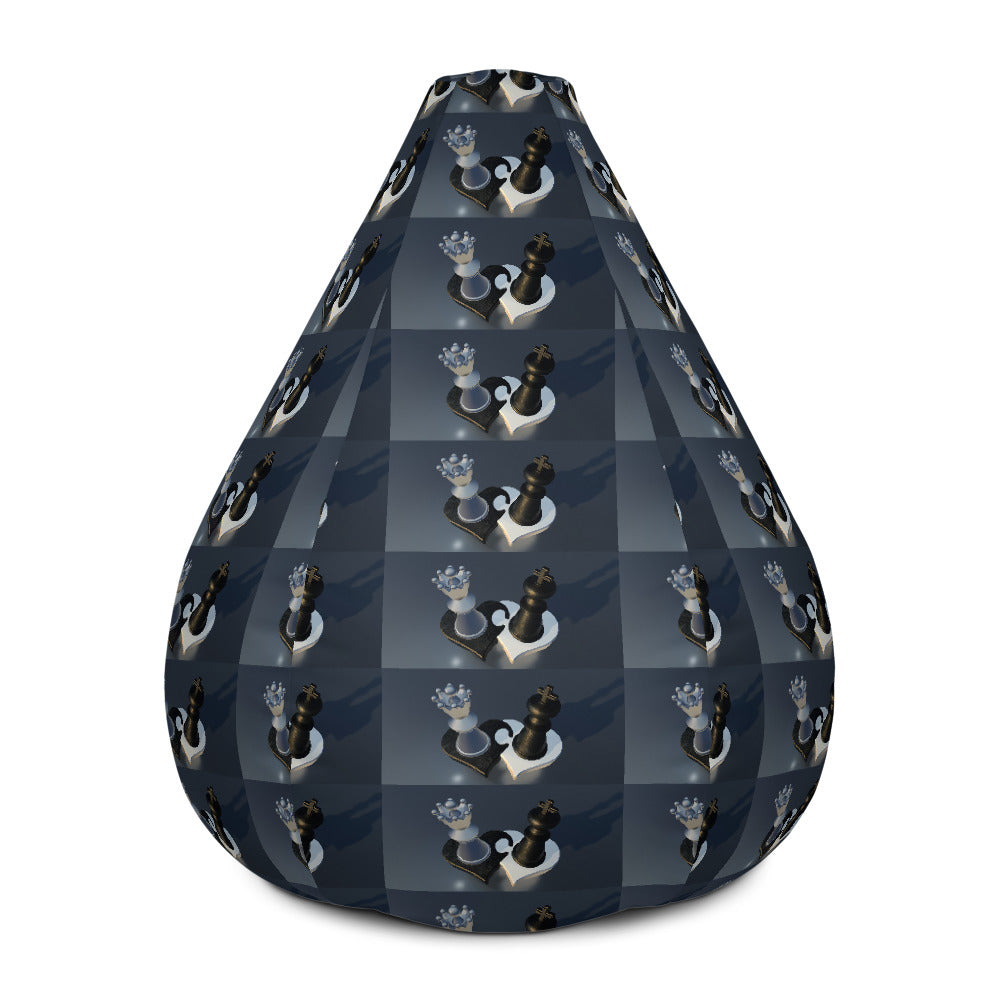Chess heart puzzle Bean Bag Chair w/ filling