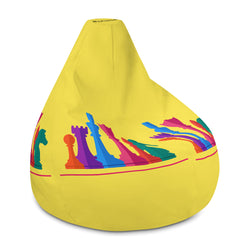 Colorful chess pieces Bean Bag Chair w/ filling