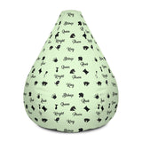 Chess pieces words and pictures Bean Bag Chair w/ filling