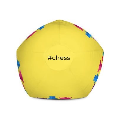Colorful chess pieces Bean Bag Chair w/ filling