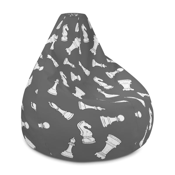 Chess retro pieces sketch Bean Bag Chair w/ filling