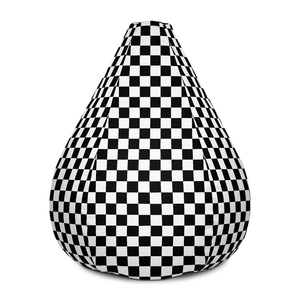 Chess board pattern Bean Bag Chair w/ filling