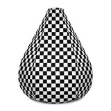 Chess board pattern Bean Bag Chair w/ filling