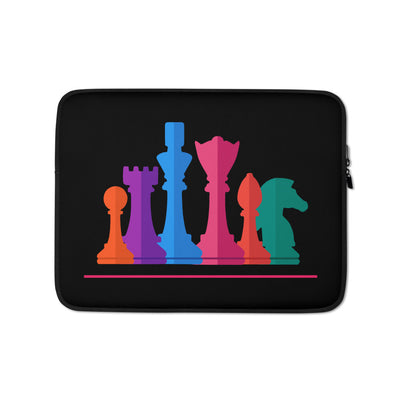 Colorful chess pieces Laptop Sleeve