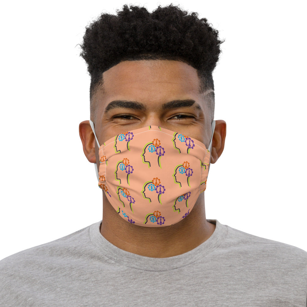 Chess Thinking Gears Face mask