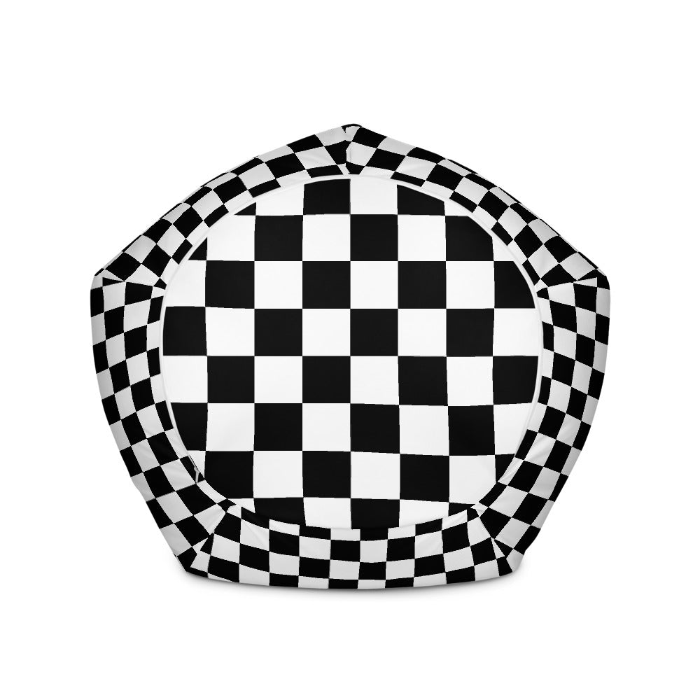 Chess board pattern Bean Bag Chair w/ filling
